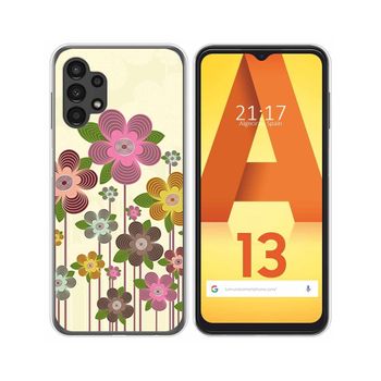 Funda Silicona Para Samsung Galaxy A13 4g Diseño Primavera En Flor