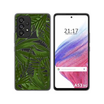 Funda Silicona Transparente Para Samsung Galaxy A53 5g Diseño Jungla