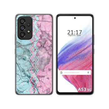 Funda Silicona Para Samsung Galaxy A53 5g Diseño Mármol 08