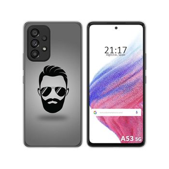 Funda Silicona Para Samsung Galaxy A53 5g Diseño Barba