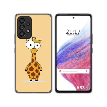 Funda Silicona Para Samsung Galaxy A53 5g Diseño Jirafa