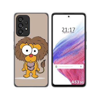 Funda Silicona Para Samsung Galaxy A53 5g Diseño Leon