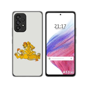 Funda Silicona Para Samsung Galaxy A53 5g Diseño Leones