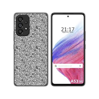 Funda Silicona Para Samsung Galaxy A53 5g Diseño Letras