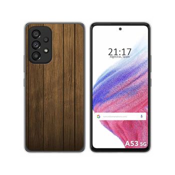 Funda Silicona Para Samsung Galaxy A53 5g Diseño Madera