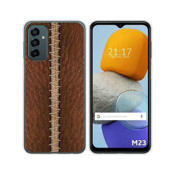 Funda Silicona Para Samsung Galaxy M23 5g Diseño Cuero 01