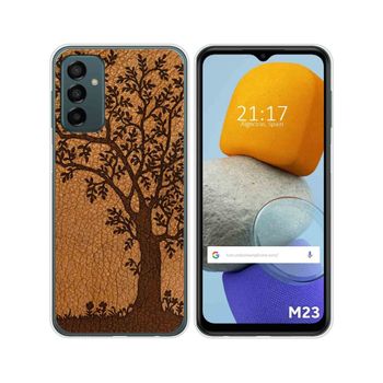 Funda Silicona Para Samsung Galaxy M23 5g Diseño Cuero 03