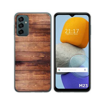 Funda Silicona Para Samsung Galaxy M23 5g Diseño Madera 02