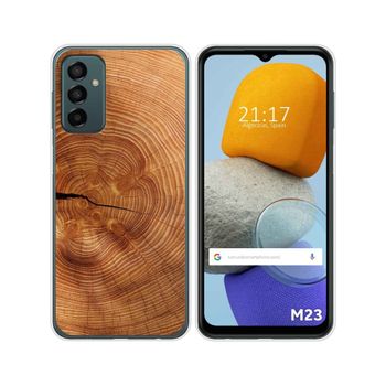 Funda Silicona Para Samsung Galaxy M23 5g Diseño Madera 04