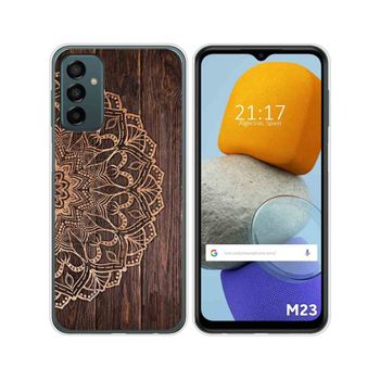 Funda Silicona Para Samsung Galaxy M23 5g Diseño Madera 06