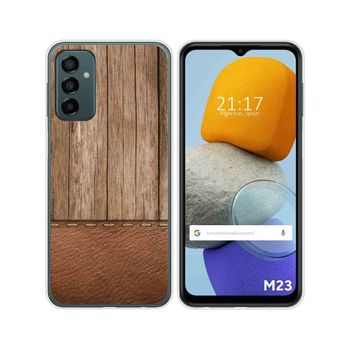 Funda Silicona Para Samsung Galaxy M23 5g Diseño Madera 09