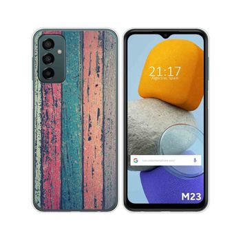 Funda Silicona Para Samsung Galaxy M23 5g Diseño Madera 10