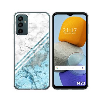 Funda Silicona Para Samsung Galaxy M23 5g Diseño Mármol 02