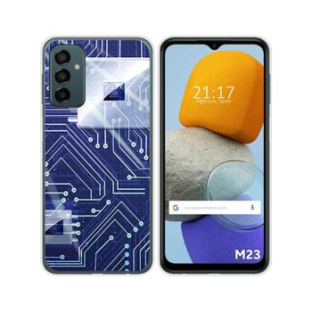 Funda Silicona Para Samsung Galaxy M23 5g Diseño Circuito