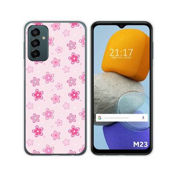 Funda Silicona Para Samsung Galaxy M23 5g Diseño Flores