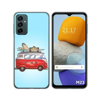 Funda Silicona Para Samsung Galaxy M23 5g Diseño Furgoneta