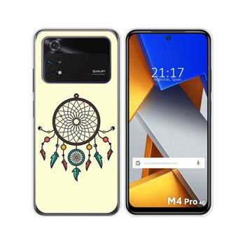 Funda Silicona Para Xiaomi Poco M4 Pro 4g Diseño Atrapasueños