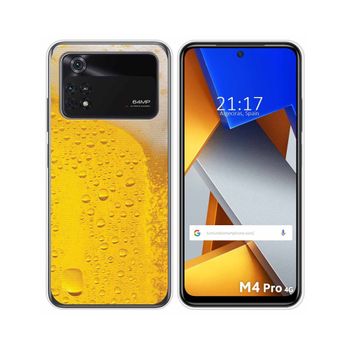 Funda Silicona Para Xiaomi Poco M4 Pro 4g Diseño Cerveza