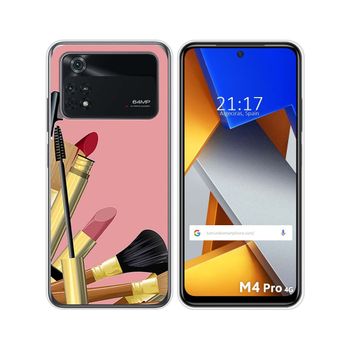 Funda Silicona Para Xiaomi Poco M4 Pro 4g Diseño Brochas