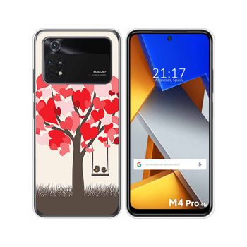 Funda Silicona Para Xiaomi Poco M4 Pro 4g Diseño Pajaritos