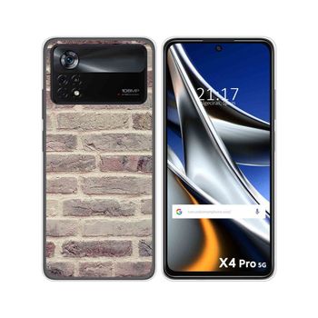 Funda Silicona Para Xiaomi Poco X4 Pro 5g Diseño Ladrillo 01