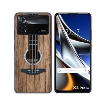 Funda Silicona Para Xiaomi Poco X4 Pro 5g Diseño Madera 11