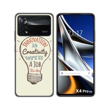 Funda Silicona Para Xiaomi Poco X4 Pro 5g Diseño Creativity