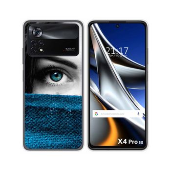 Funda Silicona Para Xiaomi Poco X4 Pro 5g Diseño Ojo