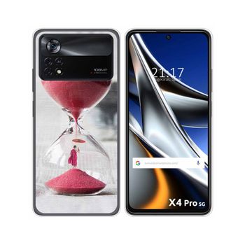 Funda Silicona Para Xiaomi Poco X4 Pro 5g Diseño Reloj