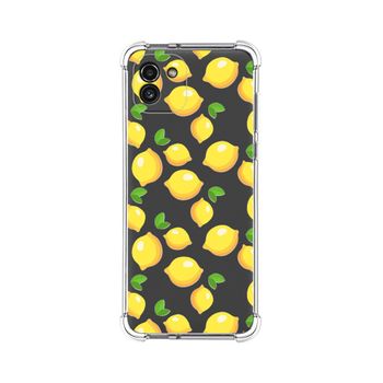 Funda Silicona Antigolpes Para Samsung Galaxy A03 Diseño Limones