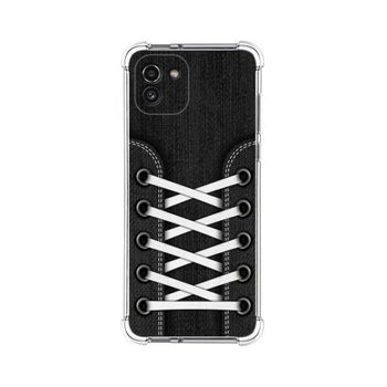 Funda Silicona Antigolpes Para Samsung Galaxy A03 Diseño Zapatillas 02