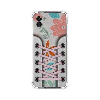 Funda Silicona Antigolpes Para Samsung Galaxy A03 Diseño Zapatillas 09