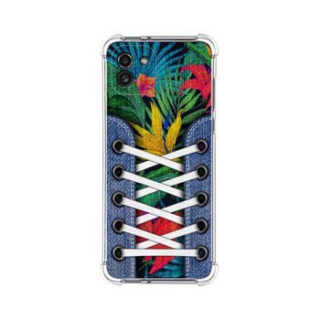 Funda Silicona Antigolpes Para Samsung Galaxy A03 Diseño Zapatillas 12