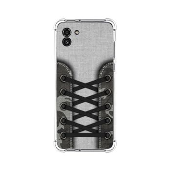 Funda Silicona Antigolpes Para Samsung Galaxy A03 Diseño Zapatillas 16