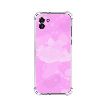 Funda Silicona Antigolpes Para Samsung Galaxy A03 Diseño Acuarela 04