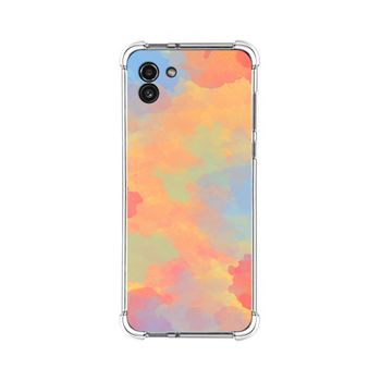 Funda Silicona Antigolpes Para Samsung Galaxy A03 Diseño Acuarela 08