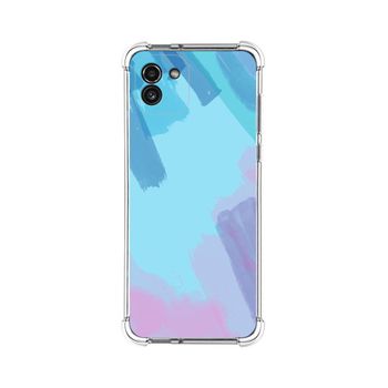 Funda Silicona Antigolpes Para Samsung Galaxy A03 Diseño Acuarela 10