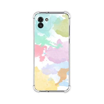 Funda Silicona Antigolpes Para Samsung Galaxy A03 Diseño Acuarela 11