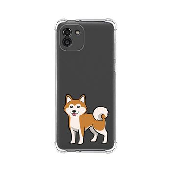 Funda Silicona Antigolpes Para Samsung Galaxy A03 Diseño Perros 02