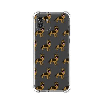 Funda Silicona Antigolpes Para Samsung Galaxy A03 Diseño Perros 09