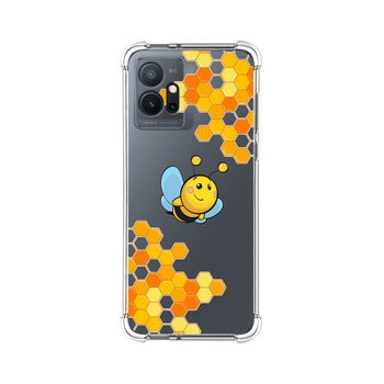 Funda Silicona Antigolpes Para Vivo Y55 5g Diseño Abeja