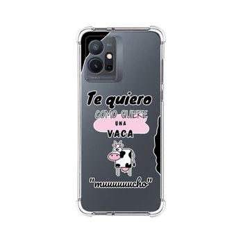 Funda Silicona Antigolpes Para Vivo Y55 5g Diseño Vaca