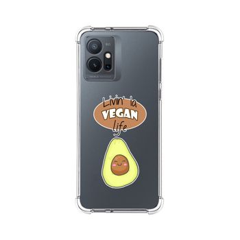 Funda Silicona Antigolpes Para Vivo Y55 5g Diseño Vegan Life