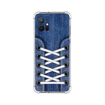 Funda Silicona Antigolpes Para Vivo Y55 5g Diseño Zapatillas 01