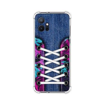 Funda Silicona Antigolpes Para Vivo Y55 5g Diseño Zapatillas 06