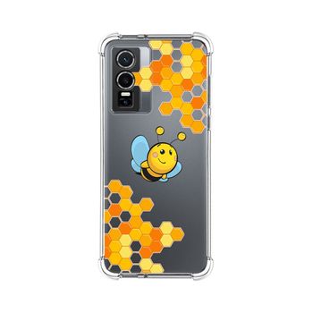 Funda Silicona Antigolpes Para Vivo Y76 5g Diseño Abeja