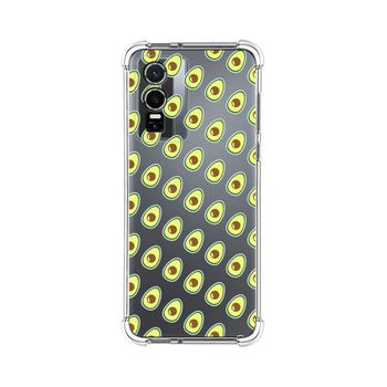 Funda Silicona Antigolpes Para Vivo Y76 5g Diseño Aguacate