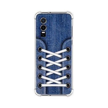 Funda Silicona Antigolpes Para Vivo Y76 5g Diseño Zapatillas 01