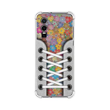 Funda Silicona Antigolpes Para Vivo Y76 5g Diseño Zapatillas 05