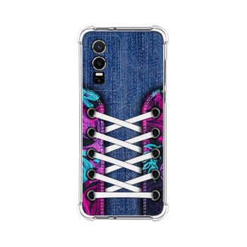 Funda Silicona Antigolpes Para Vivo Y76 5g Diseño Zapatillas 06